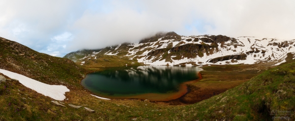 Panorama des Guraletschsees